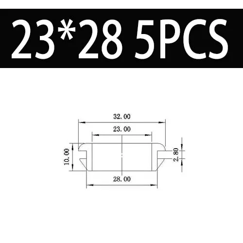 23x28mm 5pcs