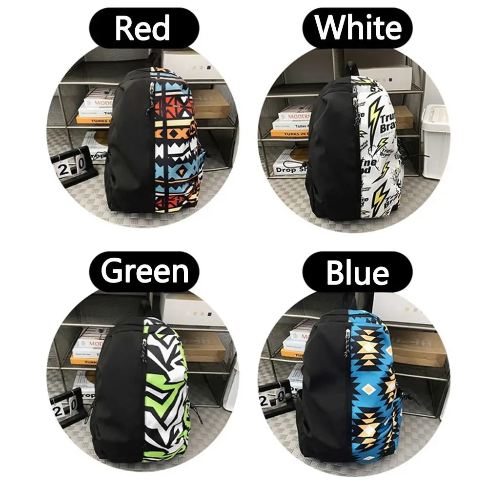 حقيبة سفر خارجية من قماش أكسفورد مقاومة للاهتراء وجيوب متعددة لطلاب الجامعات وسحاب قابل للتنفس