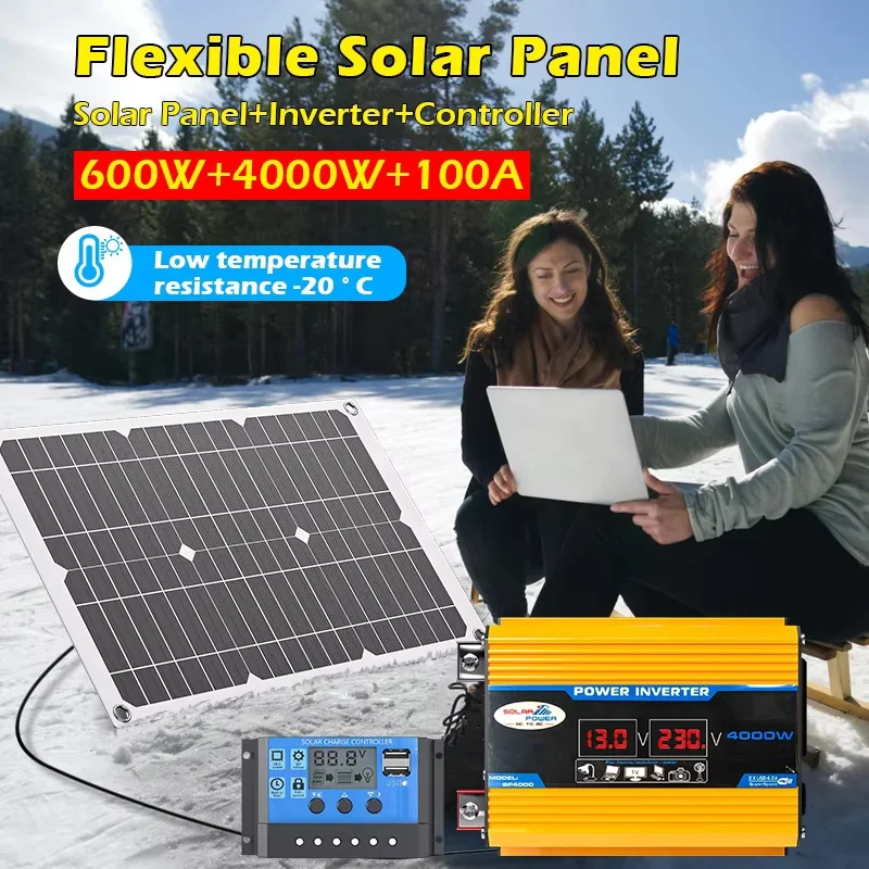 Kit de Inversor de Energia Solar de 4000W: Uma Solução Confiável para Geração de Energia em Casa e ao Ar Livre