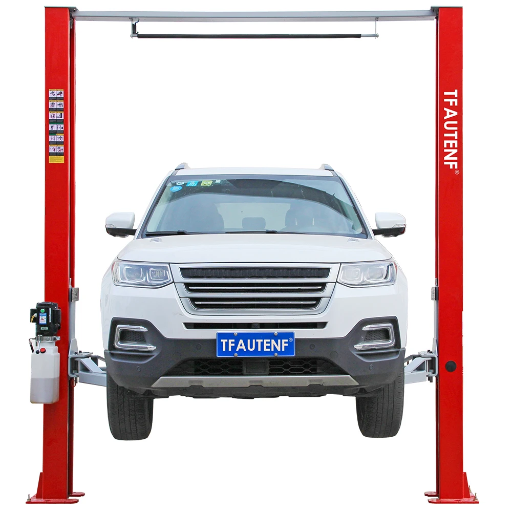 

TFAUTENF Ce Approve Electrical Hydraulic Clear Floor 2 Post Car Lift Car Lifter Machine For 4S Workshop Use Auto Vehicle Lift