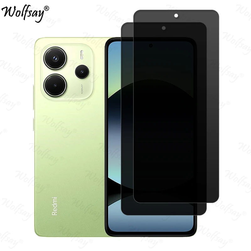 Anti-Spy Tempered Glass For Xiaomi Redmi Note 14 4G Privacy Screen Protector Redmi Note 14 4G Glass For Redmi Note 14 4G Glass