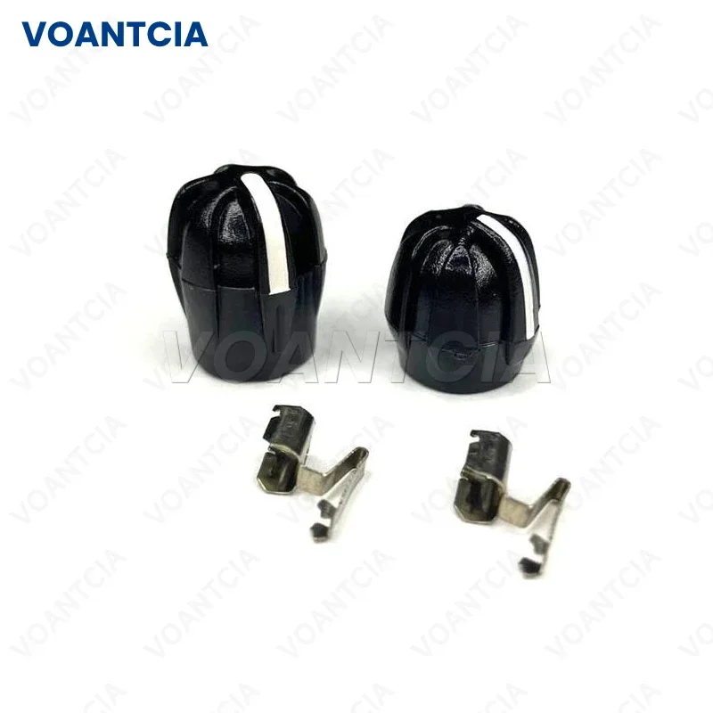 

10sets Volume Knob Channel Frequency Knob For Kenwood NX200 NX300 NX320 TK3360 Two Way Radio Walkie Talkie Accessories