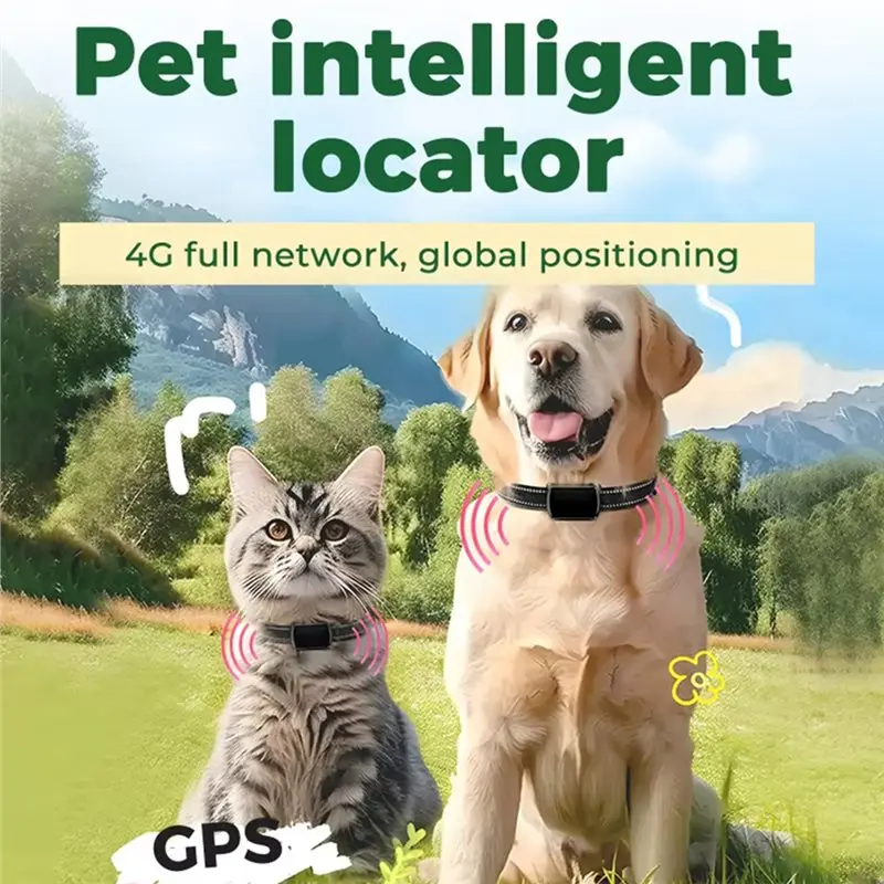【MUST-HAVE】Anti-Lost Collar Device Accessories For Tracking 4G GPS Pet Tracker Real-Time Mini Waterproof Locator For Dogs And Ca