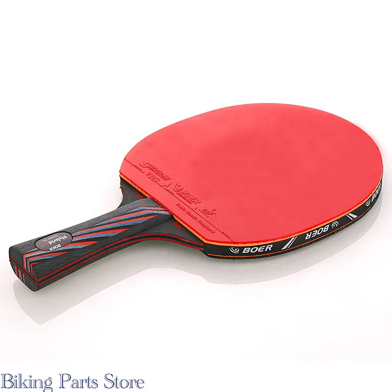 Professional 6 Star Ping Pong Racket Rubber Nano Carbon Table Tennis Bat Blade Sticky Toner Glue Pingpong Training Racket