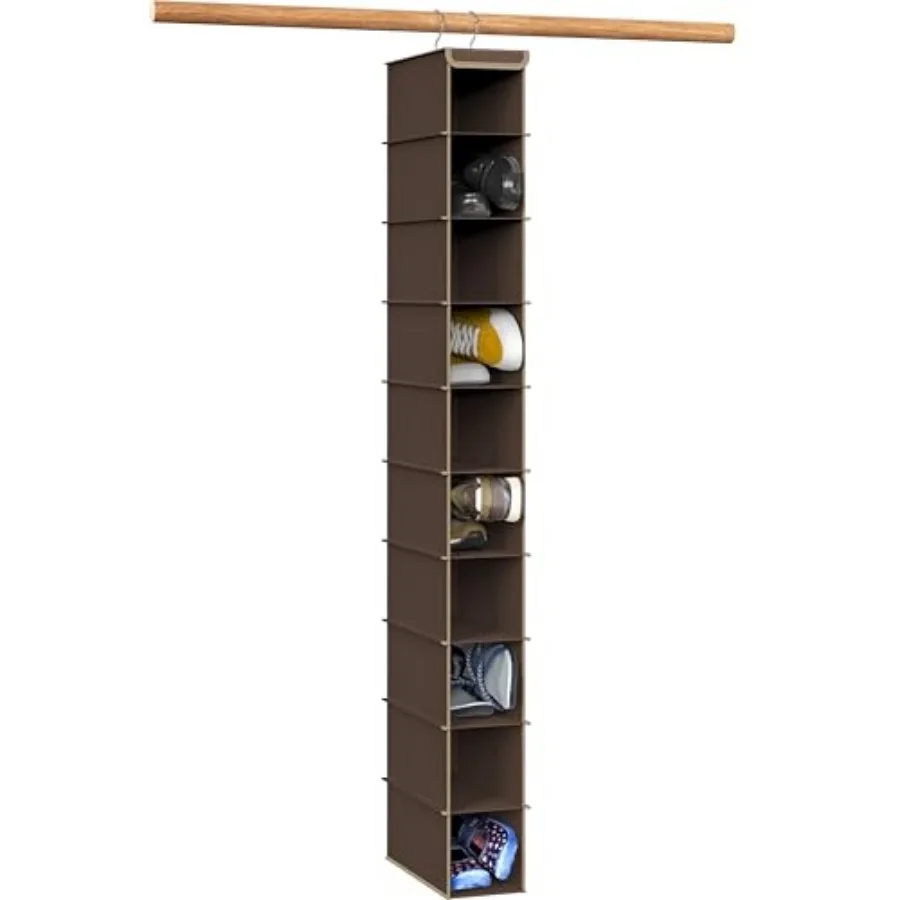 

10 Shelves Hanging Shoes Organizer Holder for Closet