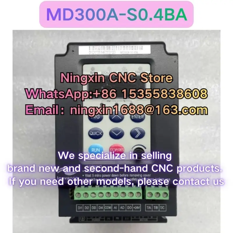 

Б/у инвертор MD300A-S0.4BA. Функциональный тест пройден. Быстрая доставка.