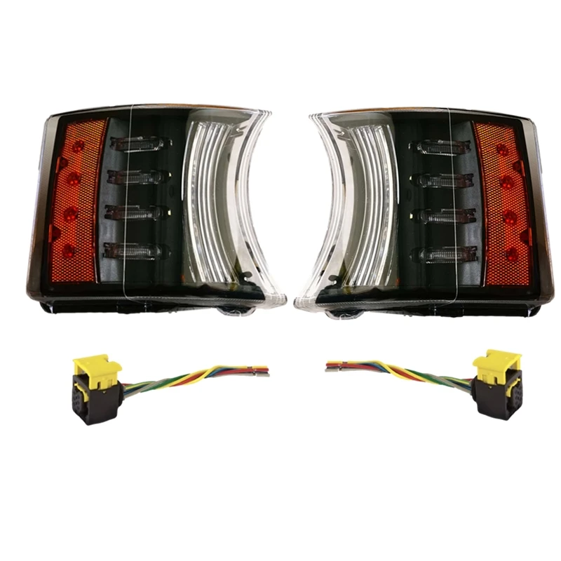 1Pair Corner Lamp Fit For Scania Truck R730 P450 R420 R500 R520 R620 Side Turn Signal Light 1387155 1385410 E24