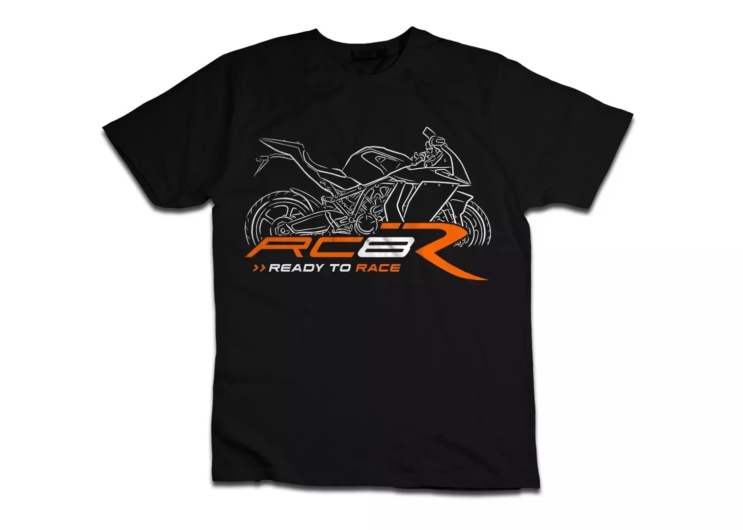 

Men T Shirt Casual Ready To Race 1190 RC8 2008-2015 - Motorcycle T-Shirt for SuperSport Riders Summer 100% Cotton S-3XL