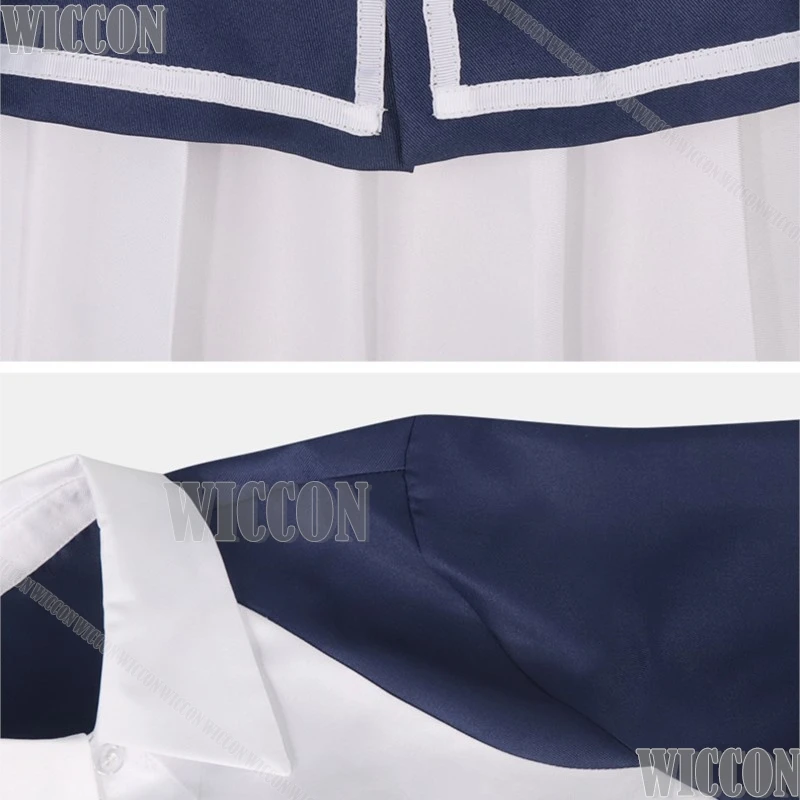 زومبي لاند ساغا هانا ساكورا زومبي أيدول أداء الهالوين التأثيري أنيمي الزي شعر مستعار فستان زي مدرسي كوميك كون الزي كوس #3