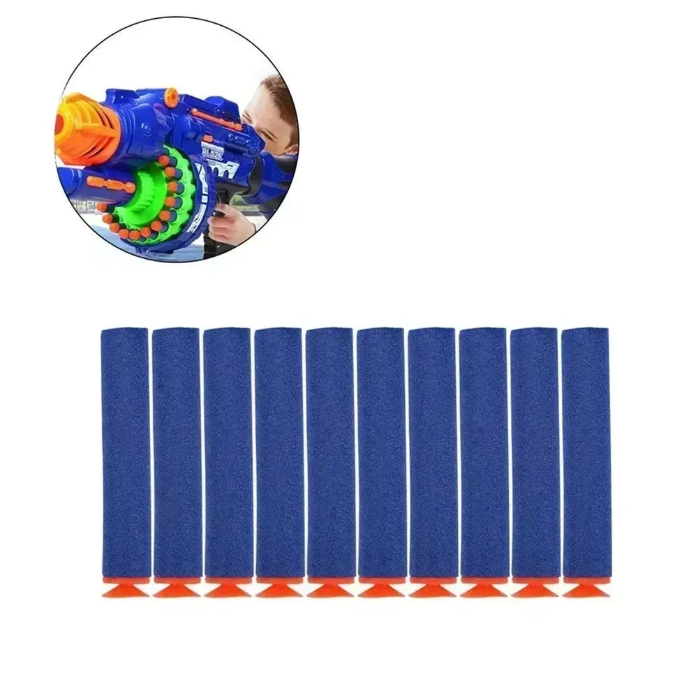 Novo otário dardos balas 100 pçs 7.2cm espuma bandoleira acessórios arma n-strike elite série peças de brinquedo seguro crianças brinquedos ao ar livre