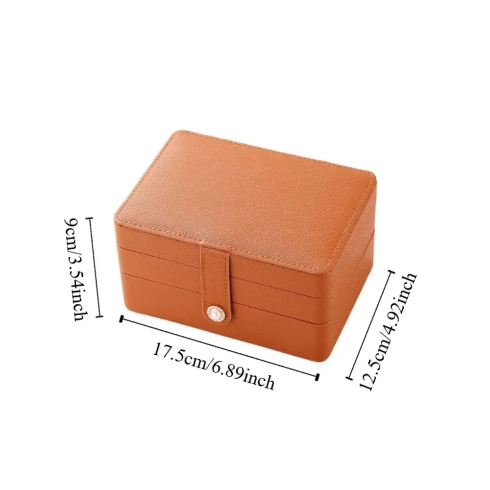 بو مجوهرات التعبئة حقيبة متعدد الطبقات خواتم قلادة مجوهرات حقيبة للتخزين سوار أقراط المنظم حامل مجوهرات في الهواء الطلق