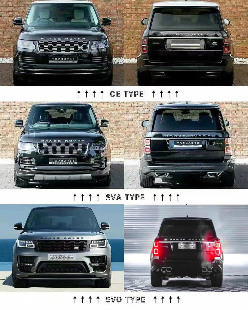 2018-2022 Facelift L405 OE/SVO/SVA Bodykit Upgrade For Land Rover Range Rover Vogue 2014-2017 Body Kit Auto Parts