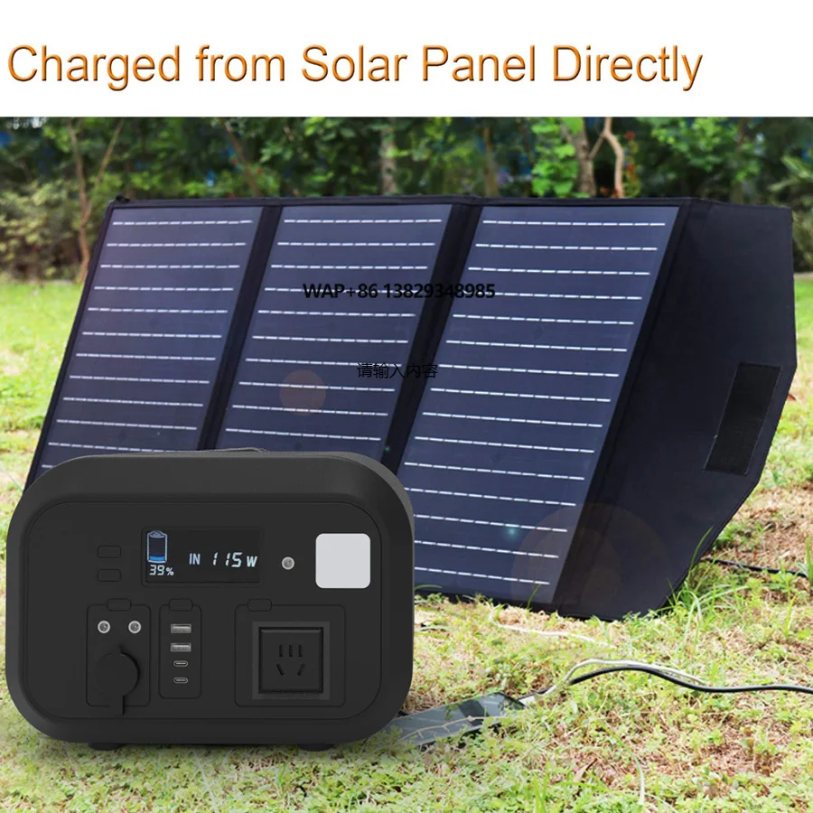 

Outdoor camping 600w portable generator inverter solar mobile solar generator best solar home generator