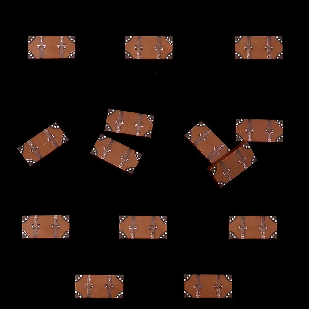 MOC 10PCS Printed Leather Bags 3069 1x2 Office House Bricks  And Boxes Pattern Building Blocks Toys Adults Boys Holiday Gifts