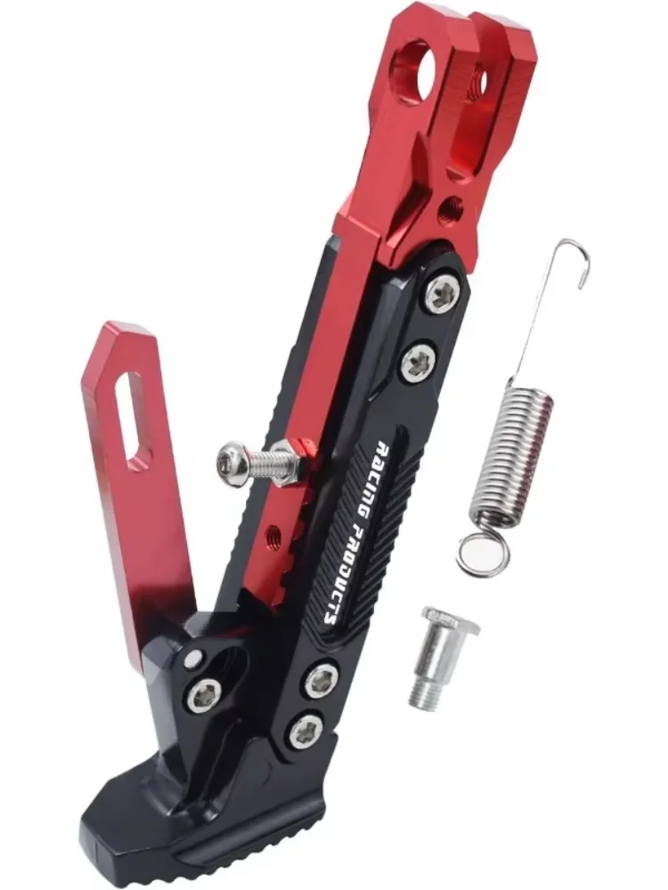 AliExpress NONE 1Pc CNC Aluminum Adjustable Motorcycle Kickstand Side Stand Parking Bracket For Dirt Bike Motorbike Universal Modification Parts