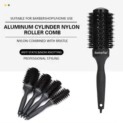 Barbertop Comb Salon Styling Tools Round Hair Comb Hairdressing Curling Hair Brushes Combs Hairdressing Supply