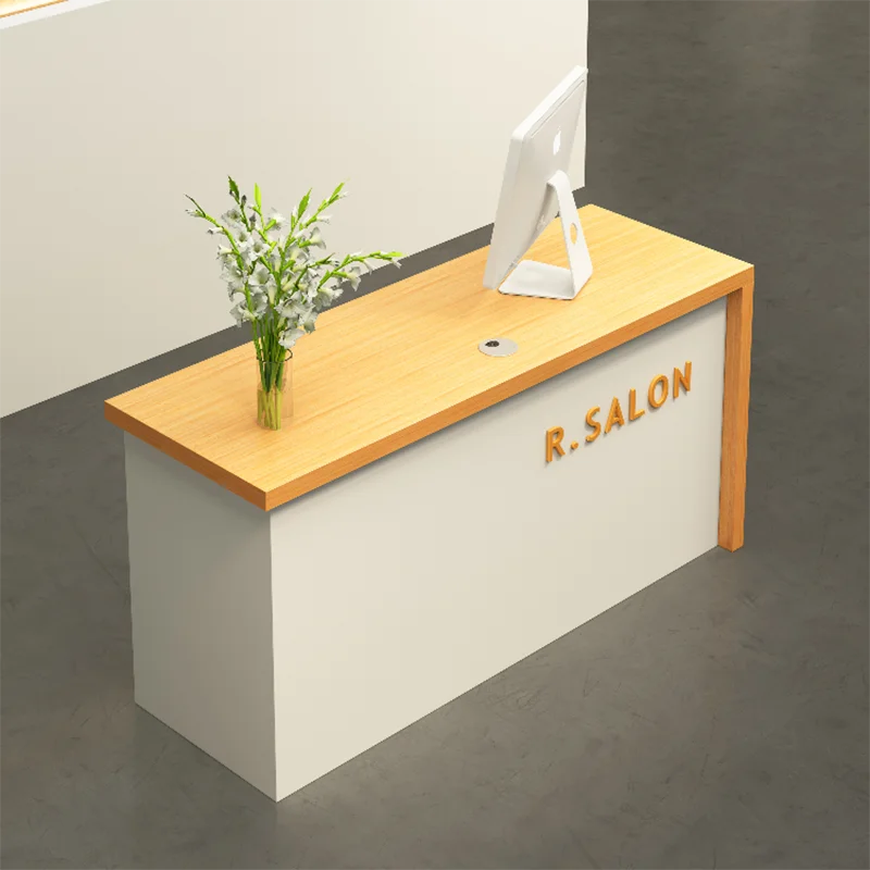 Information Reception Desks Executive Office Drawers Podium Cashier Table Office Service Silla De Escritorio Wood Furniture