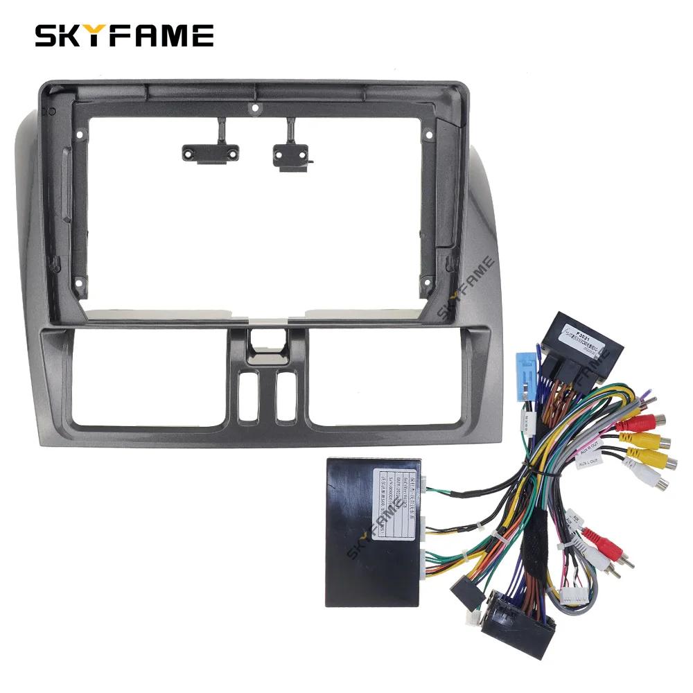 SKYFAME รถกรอบ Fascia อะแดปเตอร์กล่อง Canbus ถอดรหัส Android วิทยุ Dash ชุดแผงติดตั้งสําหรับ Volvo XC60