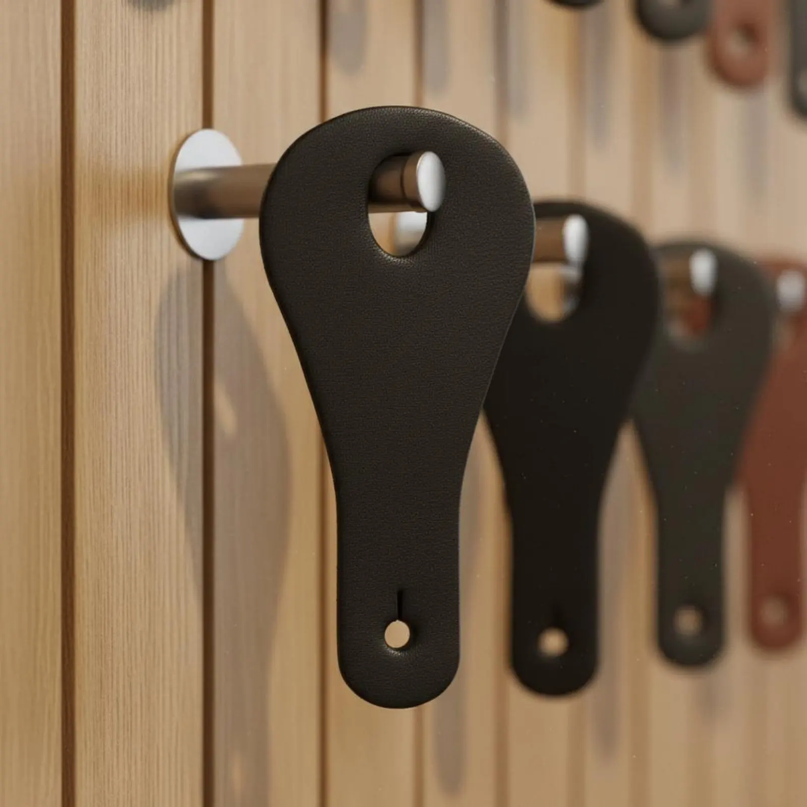 

Leather Belt Hanger Tab Slimline Cowhide Belt Hook