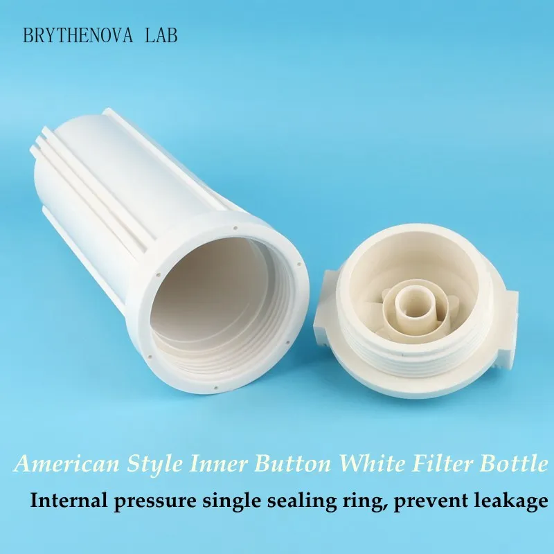 10 Inch Filter Bottle American Style Thickened Inner Buckle Explosion-proof Cartridge Filter Water Purifier PP Bottle
