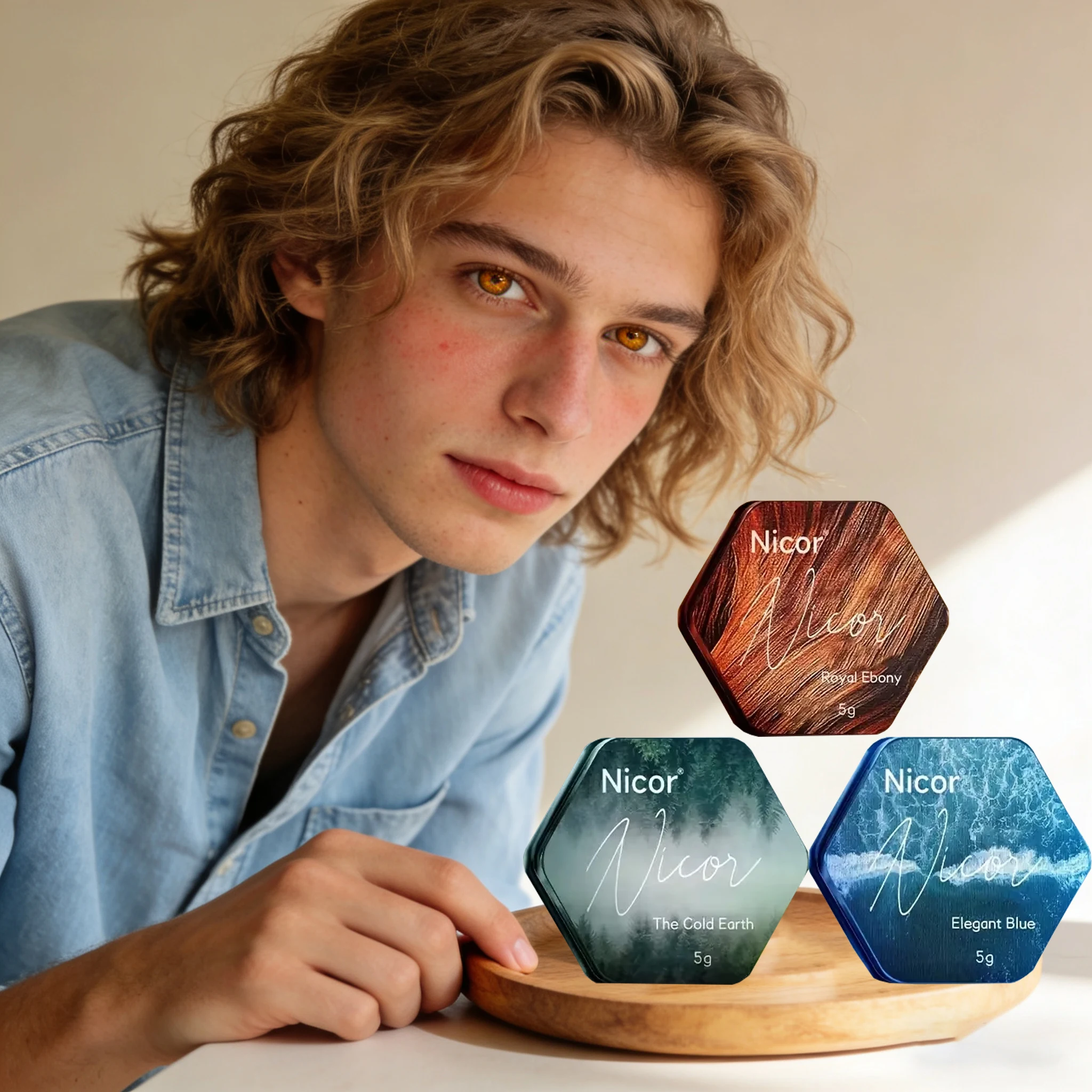 

Men's Refreshing Long-lasting Solid Perfume -Long-lasting Vanilla Fragrance Portable Solid Perfume,Ideal Gift for Boyfriend