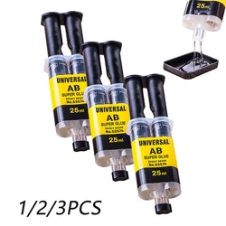Super AB Glue for Glass Metal Ceramic Woodworking Waterproof Repair Strong Adhesive Glue Universal Epoxy Resin Glue,1/2/3PCS
