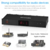 Douk Audio SP102 PRO 패시브 2(1)-IN-1(2)-OUT 오디오 선택기, 스테레오 양방향 스위처 박스, 앰프 및 스피커 LED 디스플레이 5