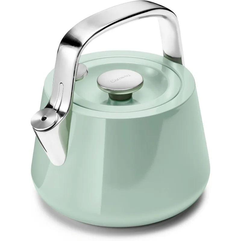 

2 Quart Whistling Tea Kettle - Durable Stainless Steel Tea Pot - Fast Boiling, Stovetop Agnostic - Non-Toxic, PTFE & PFOA Free