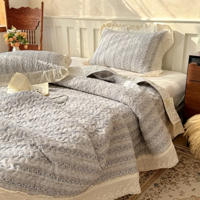 3Pcs Quilted Bedspr… - image