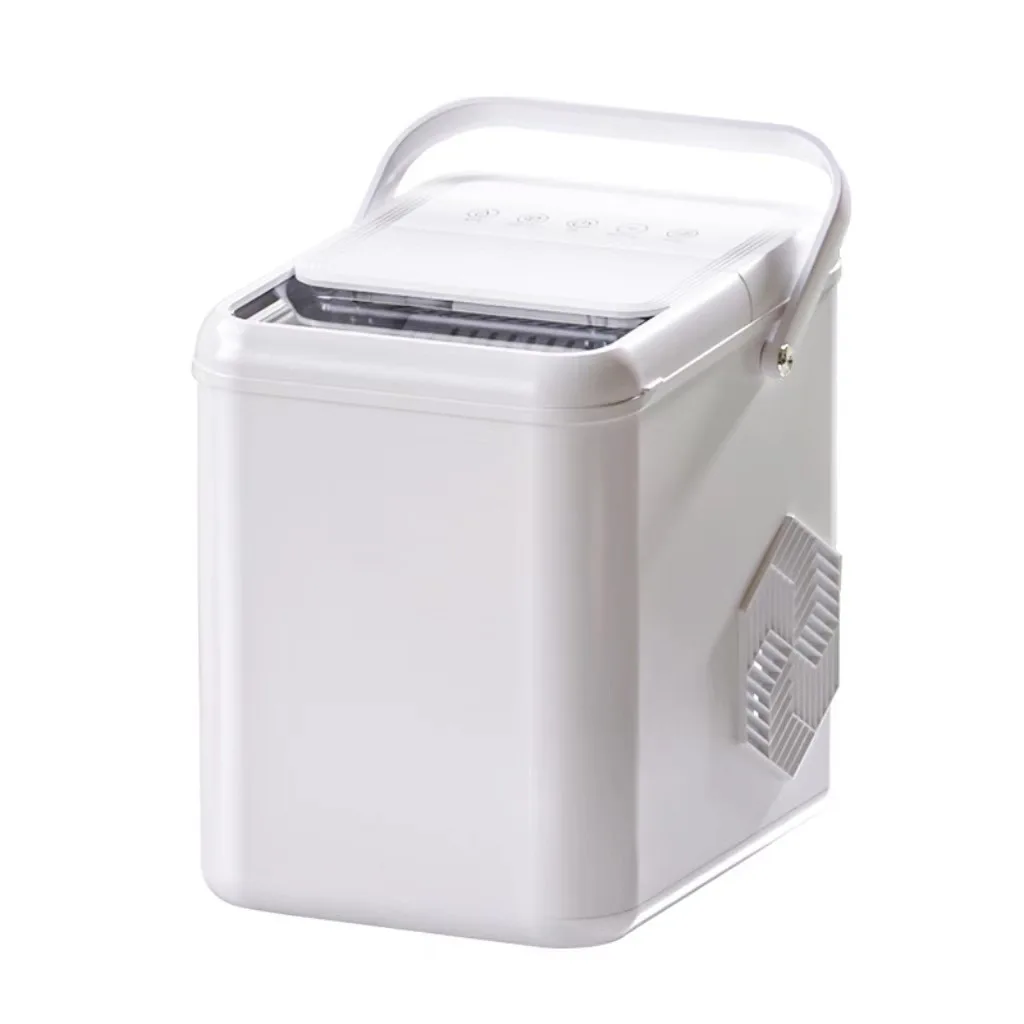 

Portable Automatic Electric Countertop Ice Maker Quick Ice Cubes Adjustable Round Ice Cube Making Machine