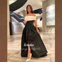 Evening Dress Satin Line A Eid Elegant Party Dresses for Women Prom Gown Happy Sharon Ball Gowns Gala Customized فساتين سهرة