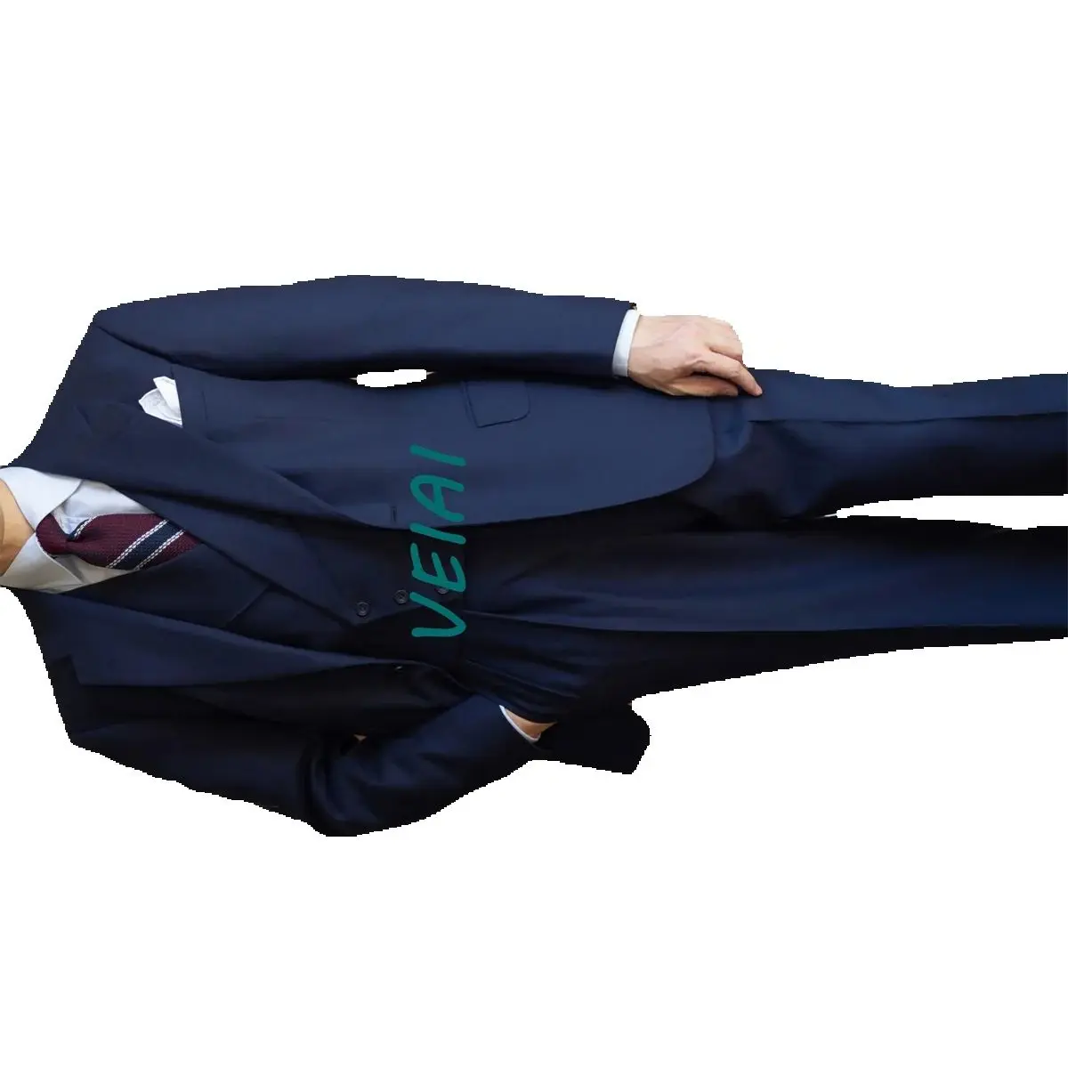 

CustomizedNavy Blue Terno Suits For Men Single Breasted Notched Lapel Elegant Formal Blazer 3 Piece Jacket Pants Vest Slim FIt H