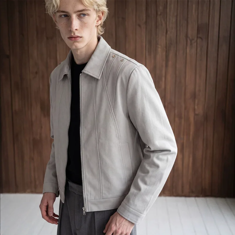FACTCHECK EU US Size Luxury Quality Men'S Jacket Outdoor Autumn Shoulder Studs 3D Collar Deconstructed Cleanfit Jacket