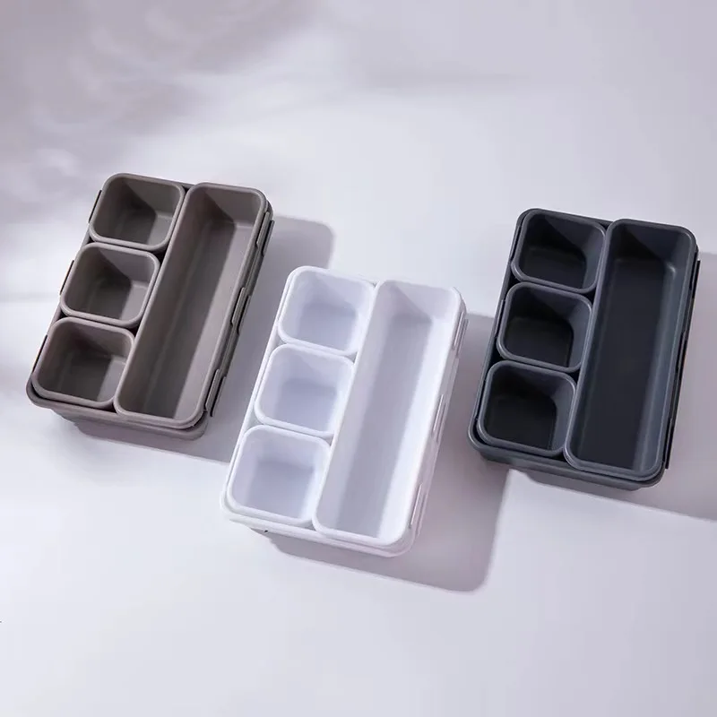 8pcs/set Adjustable Drawer Organizer Box Trays Make Up Cosmetics Sundries Divider Holder Office Storage Box for Makeup Jewelries