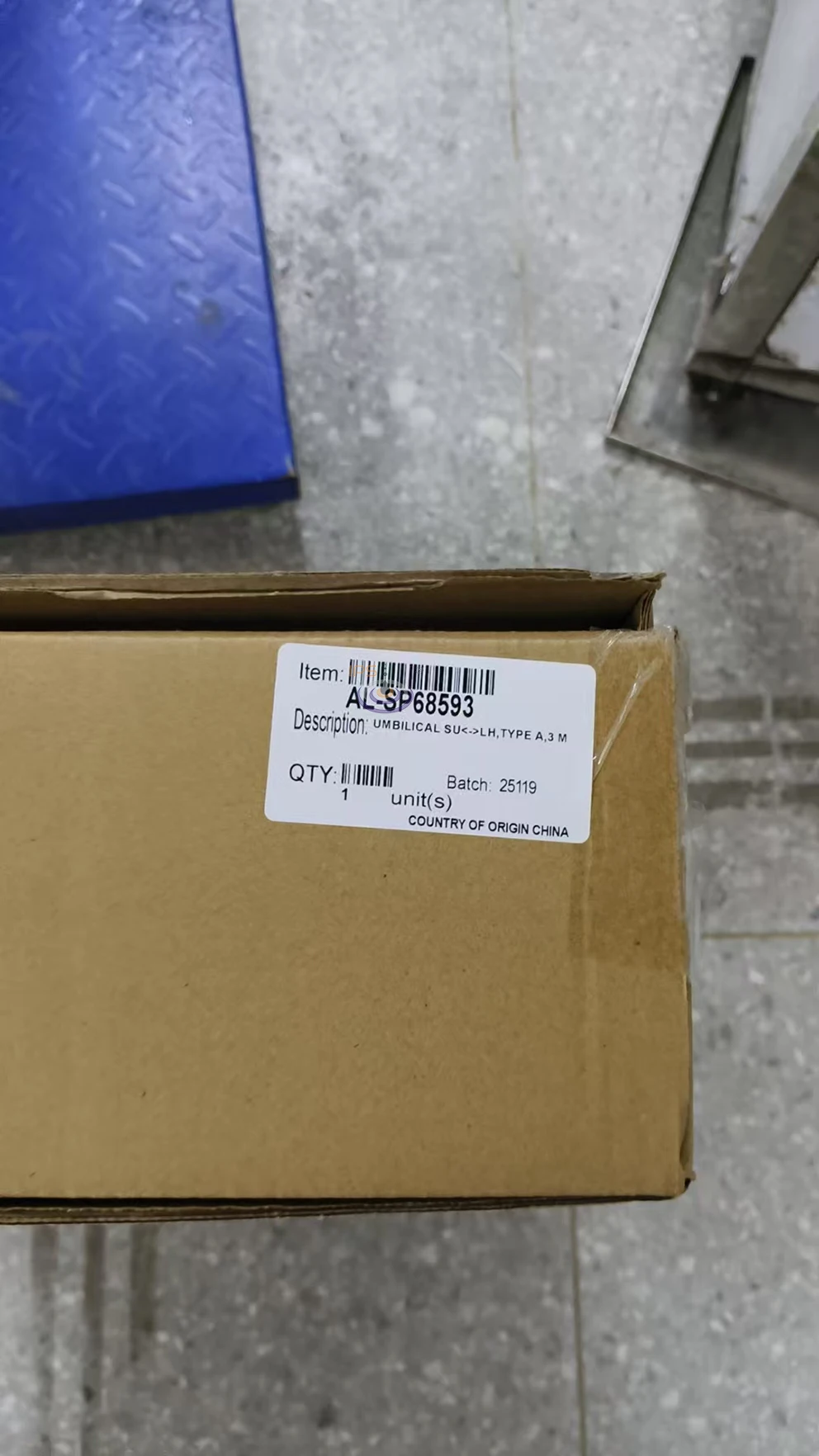 Original VJ Laser Spare Parts AL-SP68593 LASER-3320-LC300- UMBILICAL SU LH,TYPE A,3 M