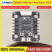 JHEMCU EM40A BLHELI_S DShot600 2-6S 4in1 Brushless ESC 20X20mm for FPV Racing Freestyle Micro Drones DIY Parts