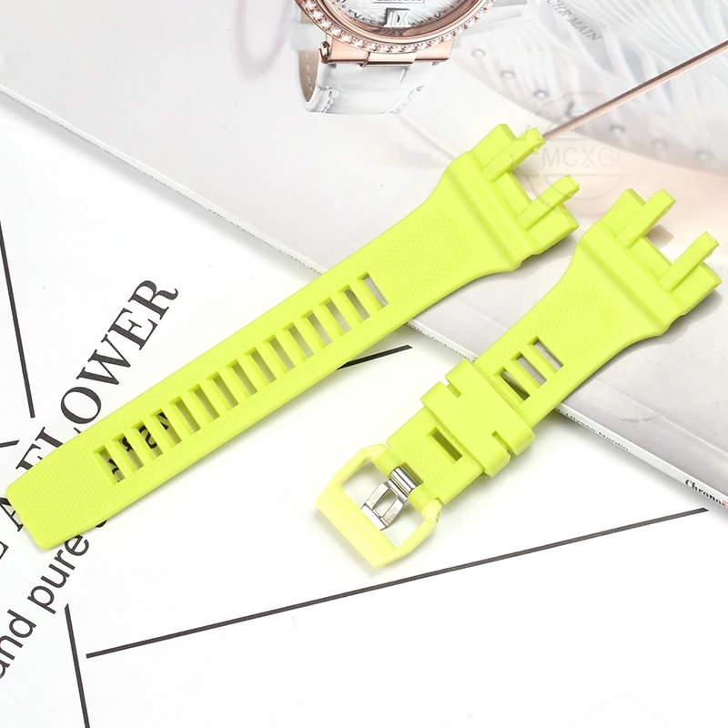 Resin Strap Suitable For Casio GBA-900 Series Men's Sports Waterproof Watchband Rubber Bracelet Watch Accessories