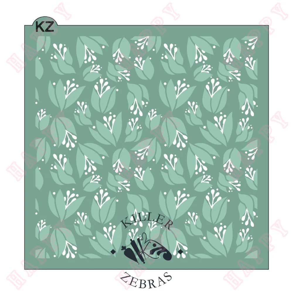 

Plastic Stencil Lily Of The Valley 2 Part For Diary Scrapbook Diy Photo Album Decoration Craft Embossing Template Fairy Layering