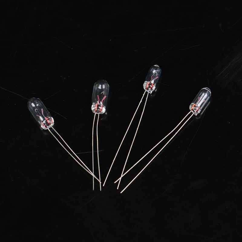 20pcs Miniature Bulb 3mm/4mm 6V 12V Lamp Light Bulb Edison Incandescent Filament Rice Wholesale