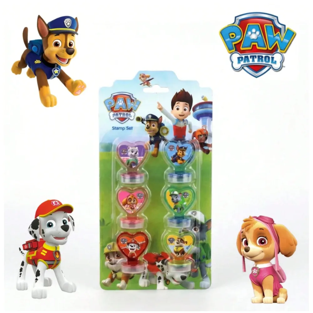 Paw Patrol Cartoon zelfinktende stempels schattig puppy Archie patroon leuke planner decoratie stempels klaslokaal beloning aanmoediging