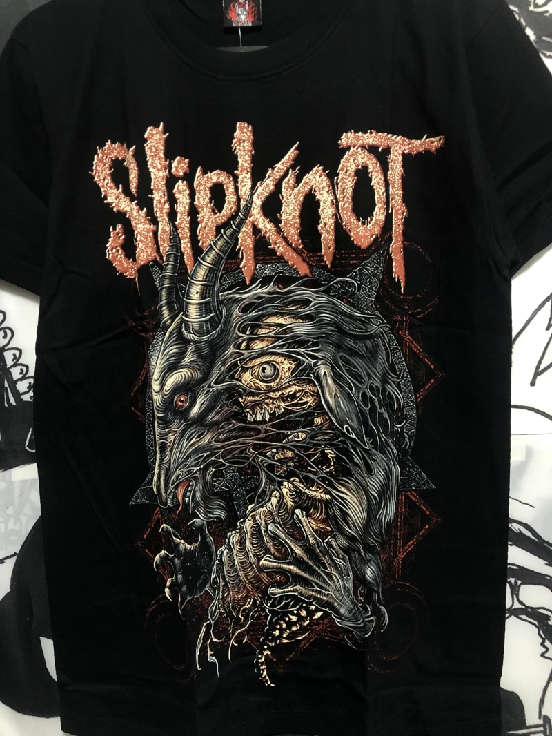 Vintage Slipknots Prepare for Hell Tour Black T-shirt Heavy Metal Rock Band Men Women's Hip Hop Aesthetic Graphic Tshirts Y2k