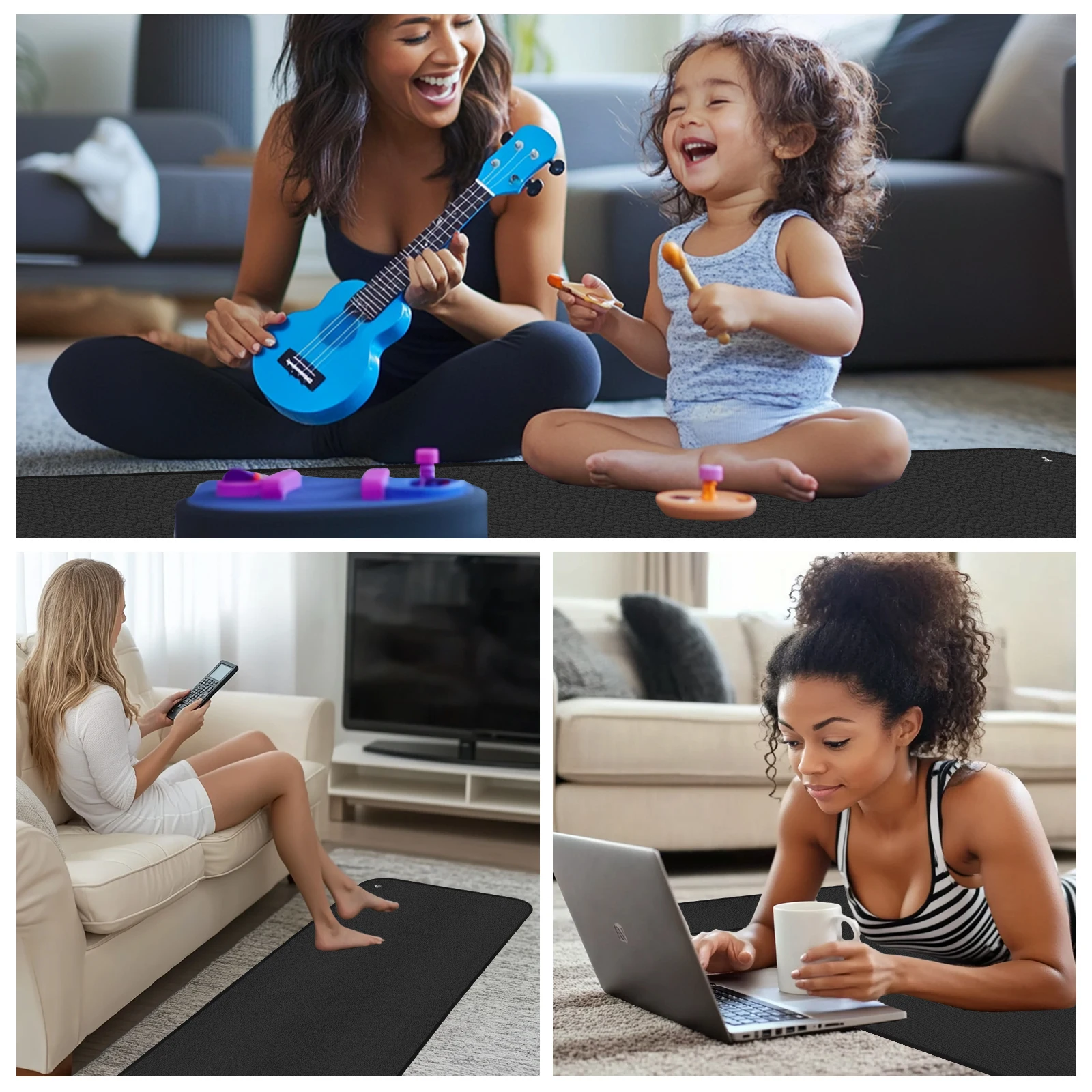 حصيرة التأريض لتأريض النوم المحسن، حصيرة الأرض، ورقة التأريض لتحسين النوم، تقليل القلق، وتخفيف الالتهابات