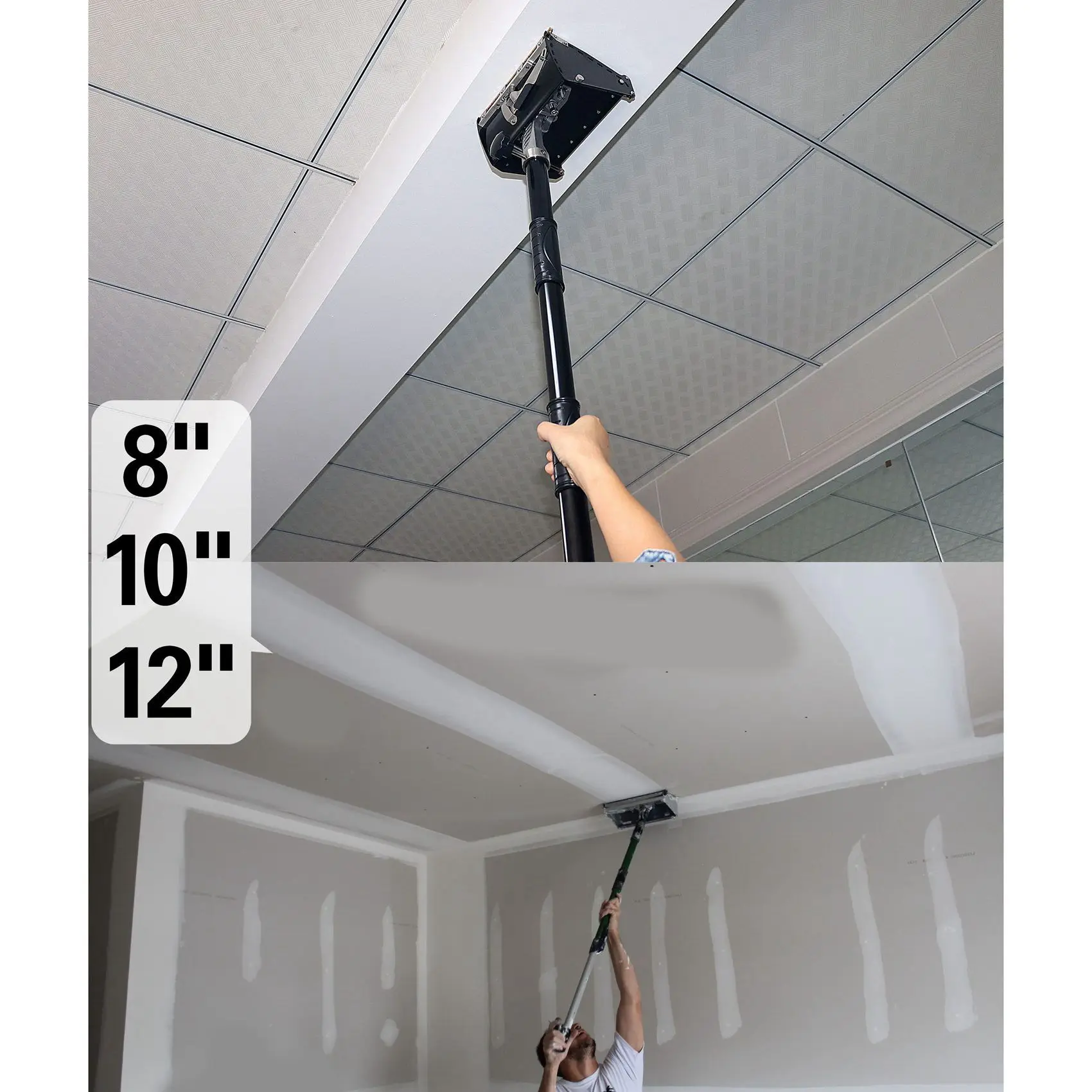 L33A_Drywall Flat Box Rendering Machine Plastering Flat Box Practical Tool Drywall Smoothing Tool (10 Inch)