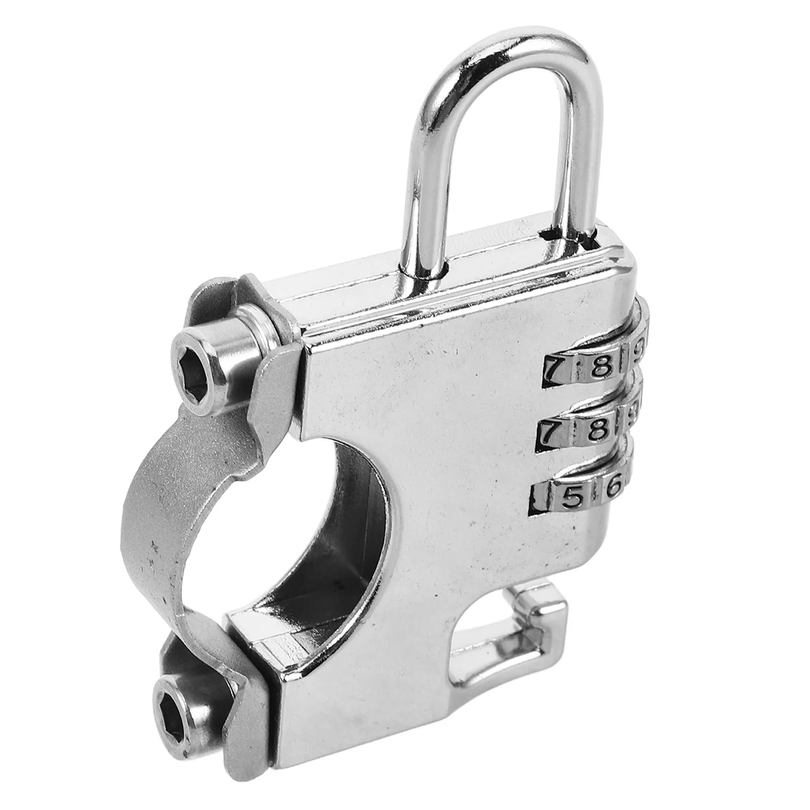 

Motorcycle Lock Anti Theft Combination Keyless Aluminum Alloy Disc Lock Secure Fixation Durable Construction Portable Use