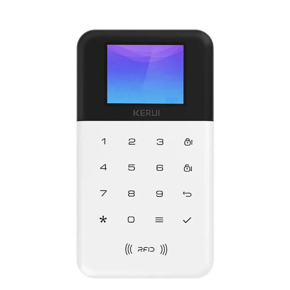 Gsm Wifi Smart Alarm Host Tuya Alarm Package 99 Defense Zones Rfid Card Swiping And Disarming Anti-theft Alarm System Alarm Host