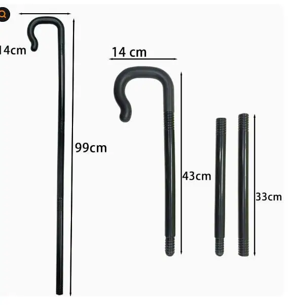 

Универсальная съемная трость фокусника, трехсекционный дизайн для профессиональных выступлений и путешествий, аксессуар для костюма на Хэллоуин