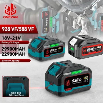 Oplaadbare Lithiumbatterij 22900mAh 29900mAh Batterij 588VF Capaciteitsindicator Voor Makita 18V Elektrische Sleutel Boor Power Tool