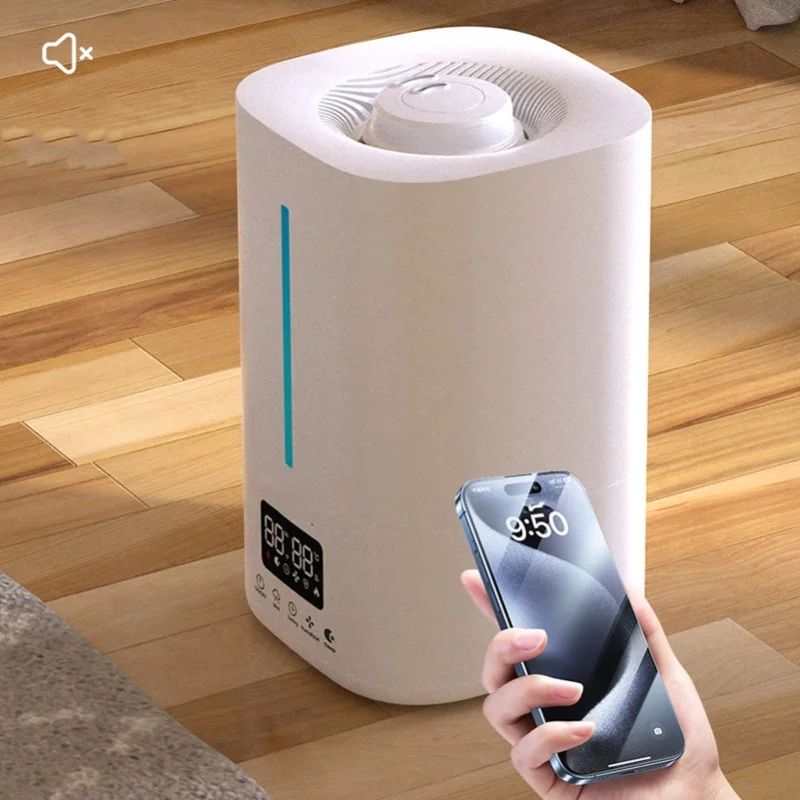Upgraded Smart Humidifier 5L Warm Cool Mist Remote Control Home Bedroom US Plug 100 240V