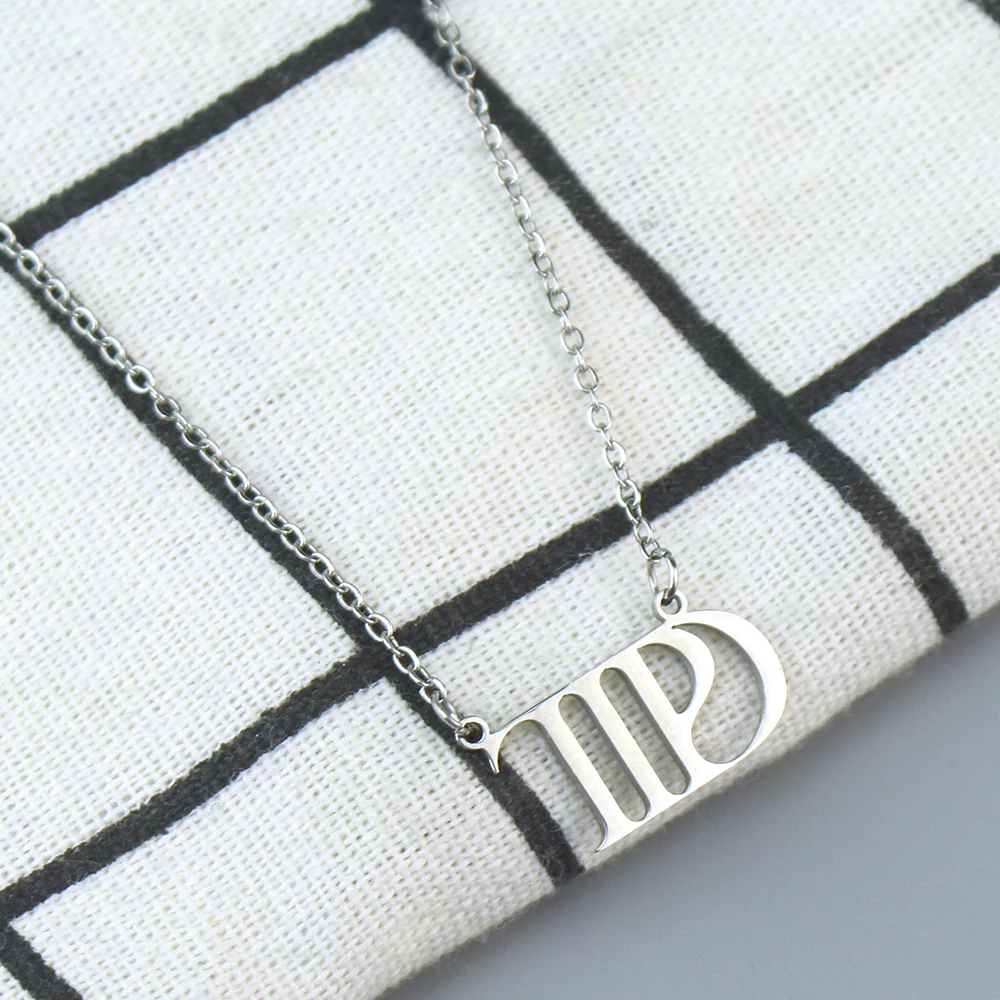 New Music Album Pendant Necklace Stainless Steel Chokers Taylor the Swift Tour Jewelry Gifts for Women Girls Fans