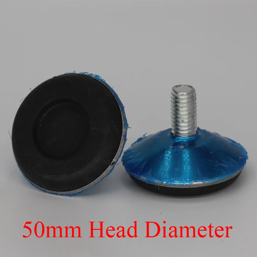 

M8 M10 Male Thread 25mm 30mm 35mm 40mm Length 50mm Head Furniture Screw On Non-Slip Adjustable Leveling Feet Foot Mounts Pad Mat